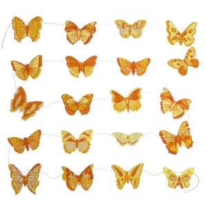 No 17 British Butterfly Garland