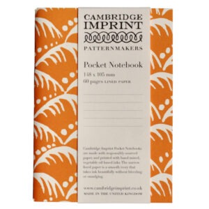 Pocket Notebook - Wave Blood Orange