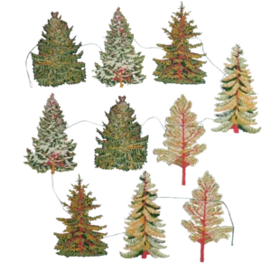 No 10 Forest Sewn Garland