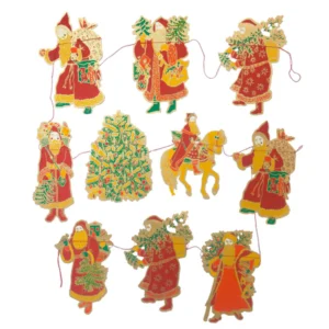No 64 Saint Nicholas Sewn Garland