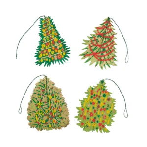 No 12 Decorated Trees Ornaments