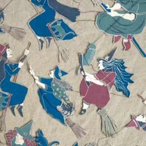 No 34 Wicked Witches Sewn Garland