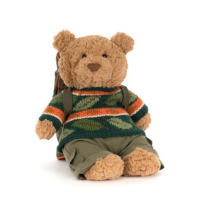 Jellycat Bartholomew Bear - Hiking Outfit